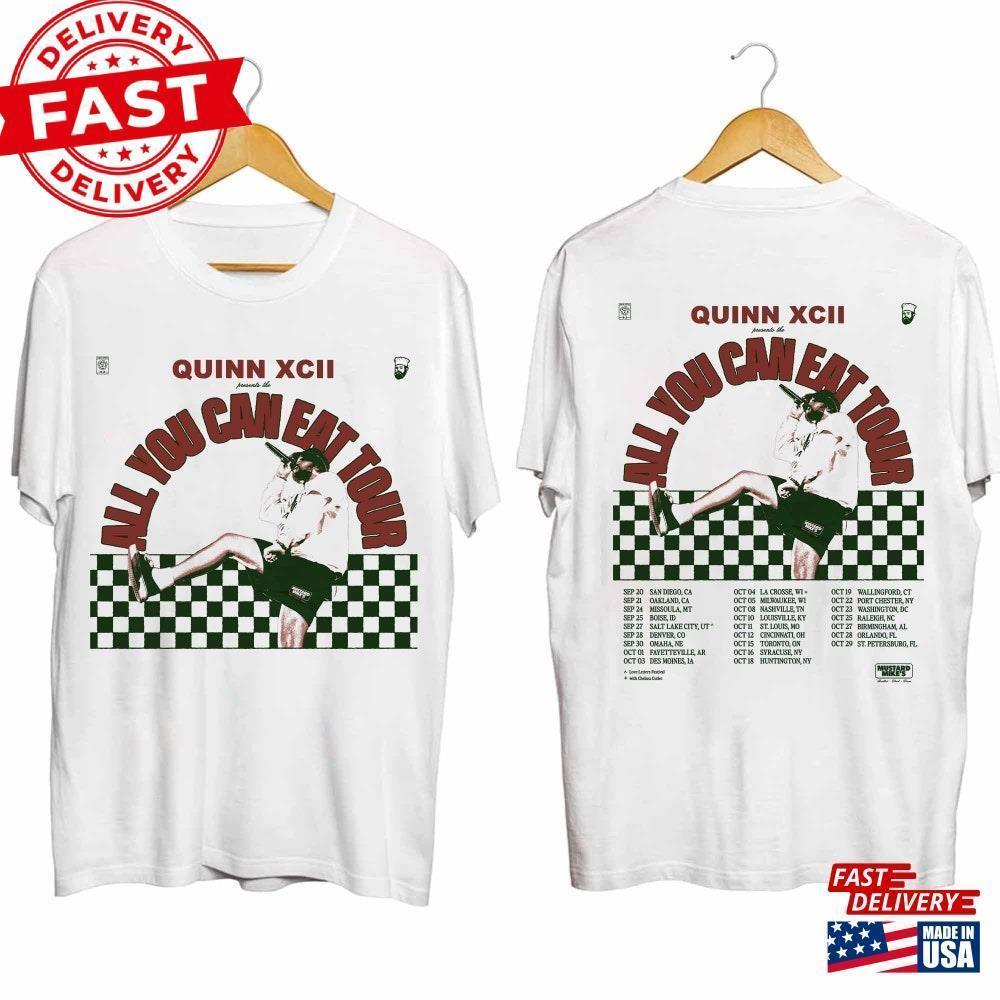 Quinn Xcii The All You Can Eat Tour  Shirt Fan  T-Shirt 2 Sided
